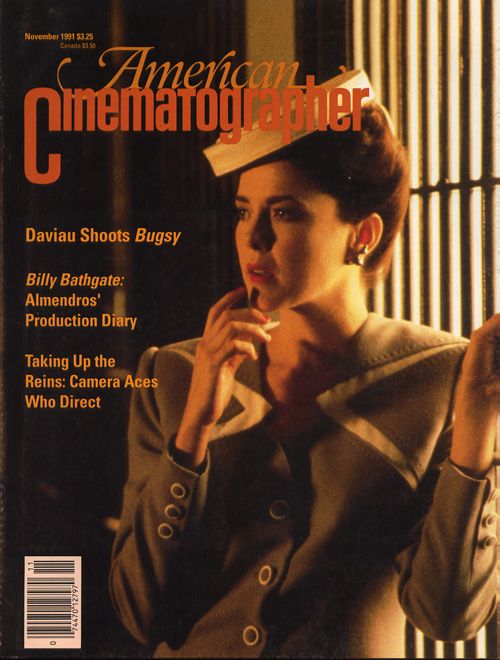 AMERICAN CINEMATOGRAPHER magazine side cover Issue 868 November 1991