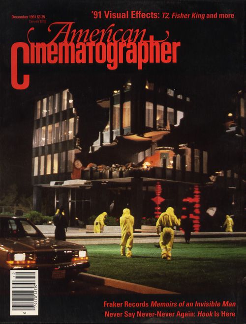 AMERICAN CINEMATOGRAPHER magazine side cover Issue 869 December 1991