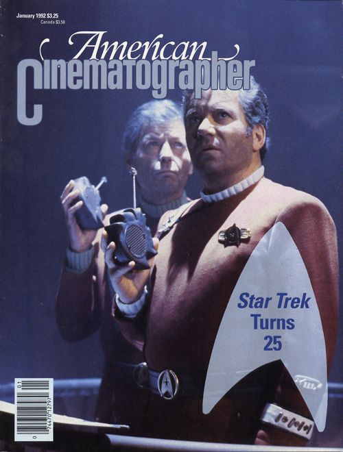 AMERICAN CINEMATOGRAPHER magazine side cover Issue 870 January 1992