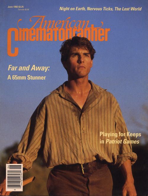 AMERICAN CINEMATOGRAPHER magazine side cover Issue 875 June 1992