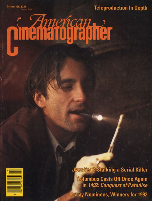 AMERICAN CINEMATOGRAPHER magazine side cover Issue 879 October 1992