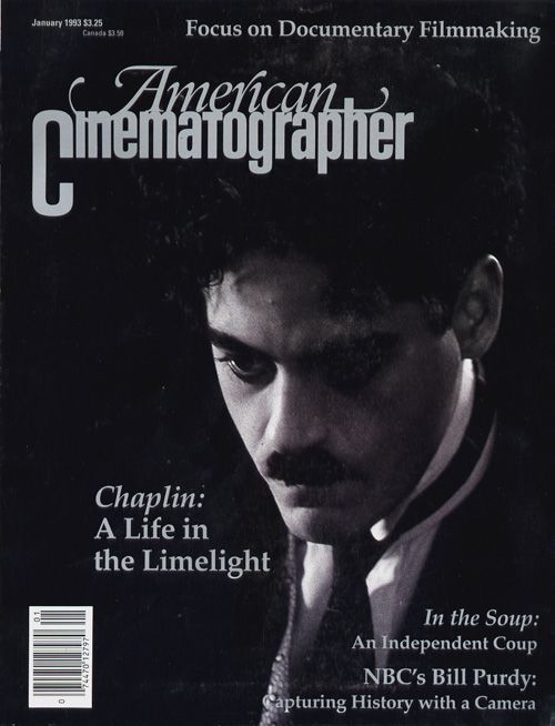 AMERICAN CINEMATOGRAPHER magazine side cover Issue 882 January 1993