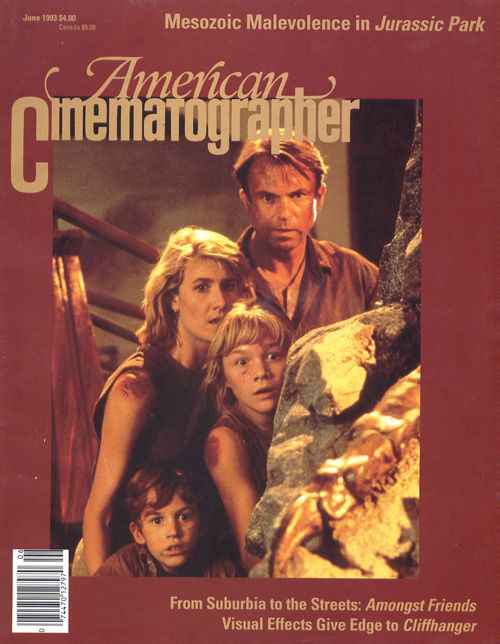 AMERICAN CINEMATOGRAPHER magazine side cover Issue 887 June 1993