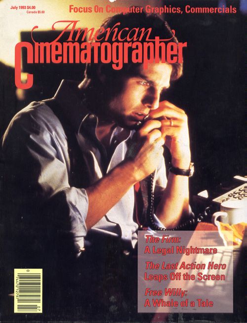 AMERICAN CINEMATOGRAPHER magazine side cover Issue 888 July 1993