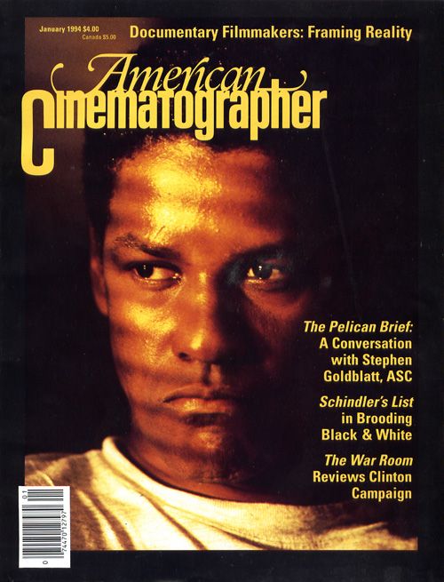 AMERICAN CINEMATOGRAPHER magazine side cover Issue 894 January 1994