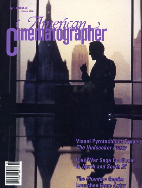 AMERICAN CINEMATOGRAPHER magazine side cover Issue 897 April 1994