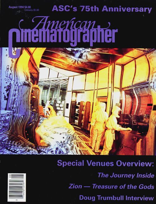 AMERICAN CINEMATOGRAPHER magazine side cover Issue 901 August 1994