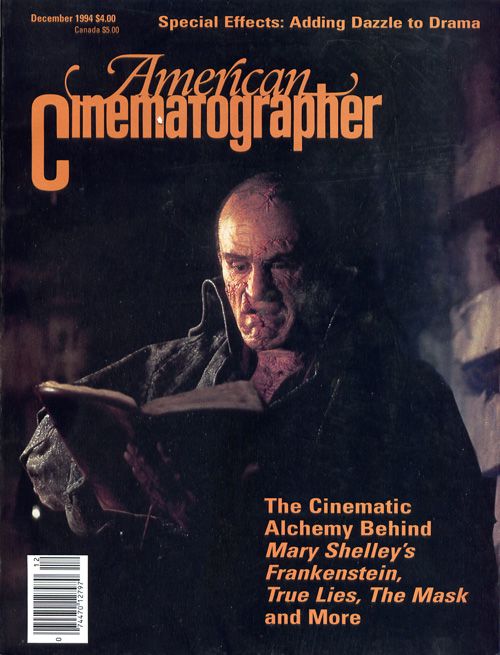 AMERICAN CINEMATOGRAPHER magazine side cover Issue 905 December 1994