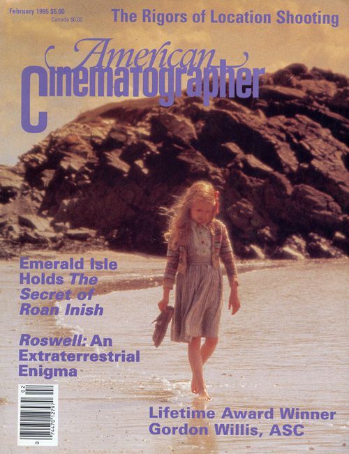 AMERICAN CINEMATOGRAPHER magazine side cover Issue 907 February 1995