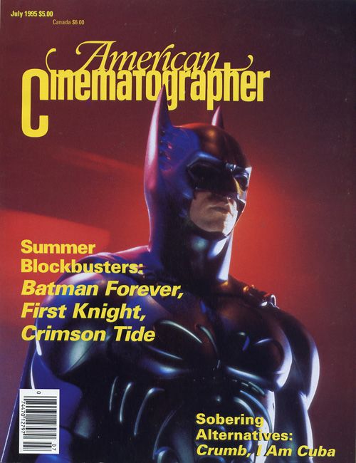 AMERICAN CINEMATOGRAPHER magazine side cover Issue 912 July 1995