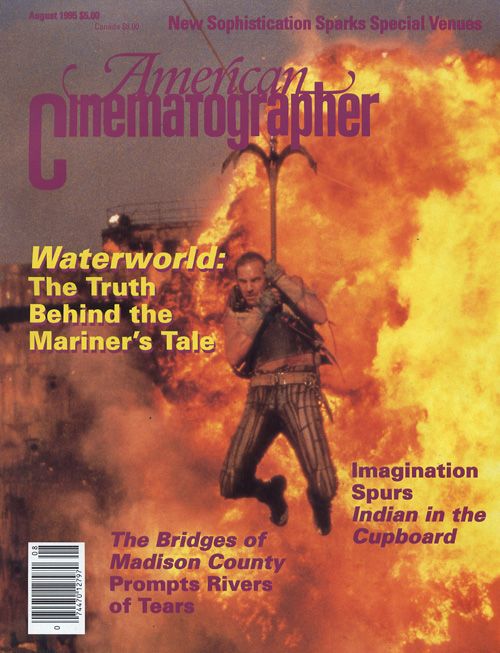 AMERICAN CINEMATOGRAPHER magazine side cover Issue 913 August 1995