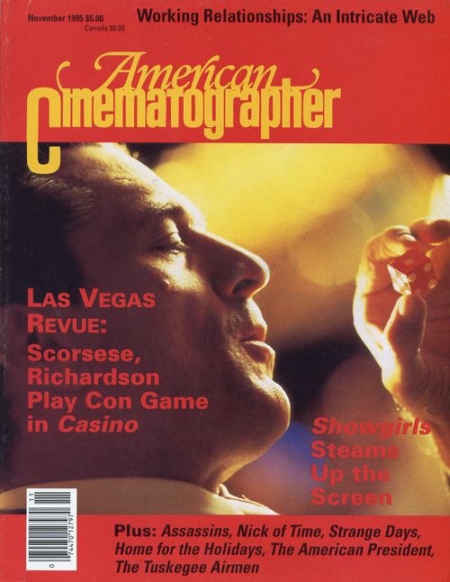 AMERICAN CINEMATOGRAPHER magazine side cover Issue 916 November 1995