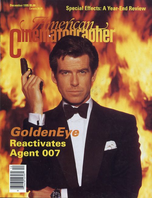 AMERICAN CINEMATOGRAPHER magazine side cover Issue 917 December 1995