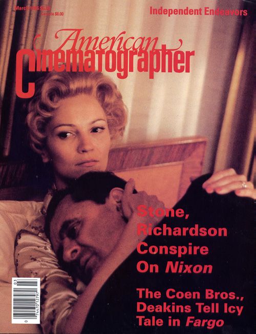 AMERICAN CINEMATOGRAPHER magazine side cover Issue 920 March 1996