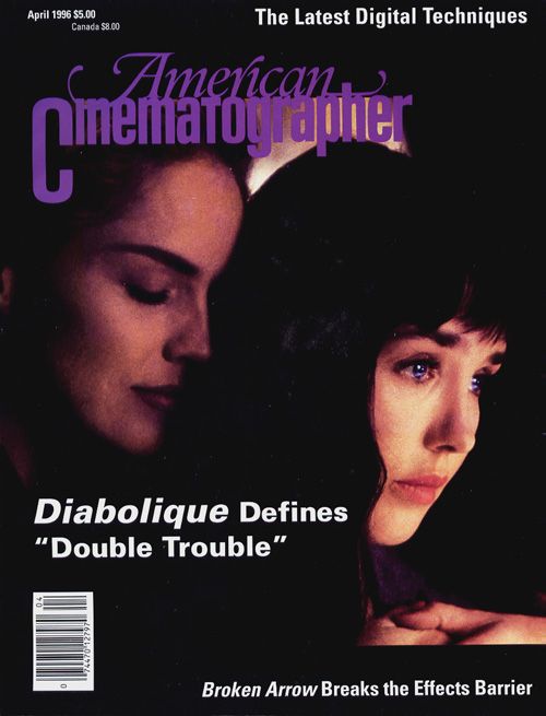 AMERICAN CINEMATOGRAPHER magazine side cover Issue 921 April 1996