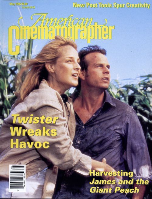 AMERICAN CINEMATOGRAPHER magazine side cover Issue 922 May 1996