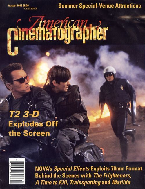 AMERICAN CINEMATOGRAPHER magazine side cover Issue 925 August 1996
