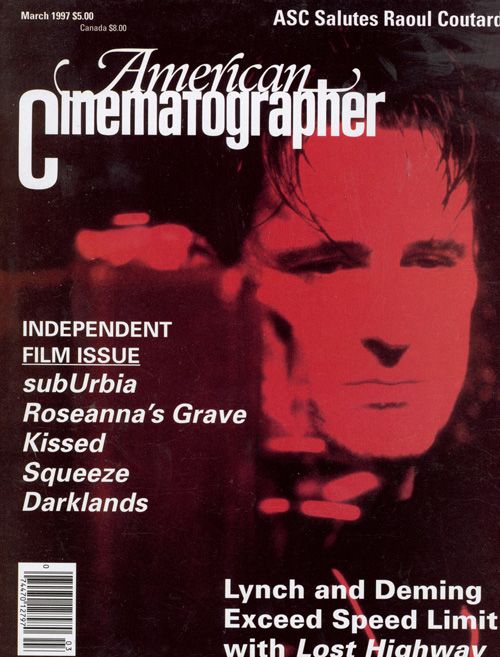 AMERICAN CINEMATOGRAPHER magazine side cover Issue 932 March 1997