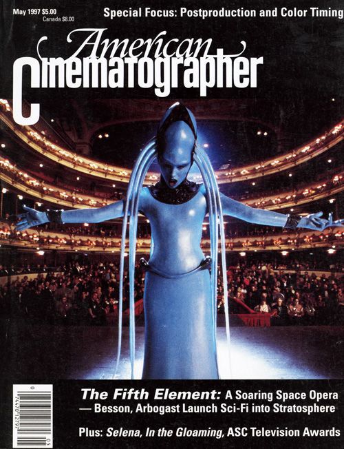 AMERICAN CINEMATOGRAPHER magazine side cover Issue 934 May 1997