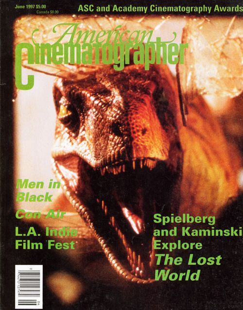 AMERICAN CINEMATOGRAPHER magazine side cover Issue 935 June 1997