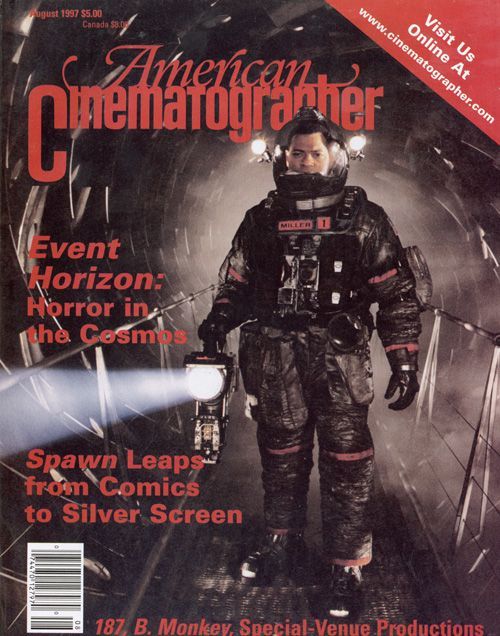 AMERICAN CINEMATOGRAPHER magazine side cover Issue 937 August 1997