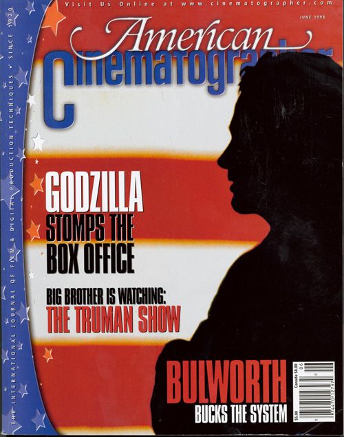 AMERICAN CINEMATOGRAPHER magazine side cover Issue 947 June 1998
