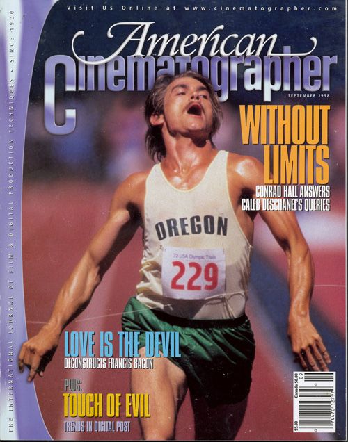 AMERICAN CINEMATOGRAPHER magazine side cover Issue 950 September 1998