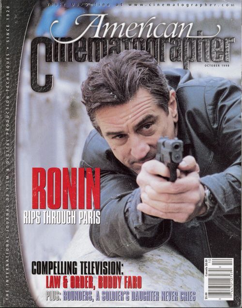 AMERICAN CINEMATOGRAPHER magazine side cover Issue 951 October 1998