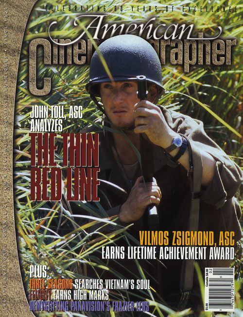 AMERICAN CINEMATOGRAPHER magazine side cover Issue 955 February 1999
