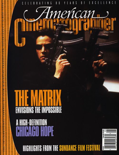AMERICAN CINEMATOGRAPHER magazine side cover Issue 957 April 1999