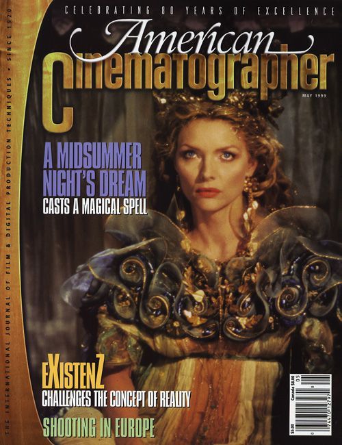 AMERICAN CINEMATOGRAPHER magazine side cover Issue 958 May 1999