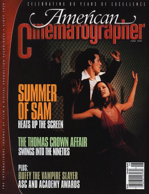 AMERICAN CINEMATOGRAPHER magazine side cover Issue 959 June 1999