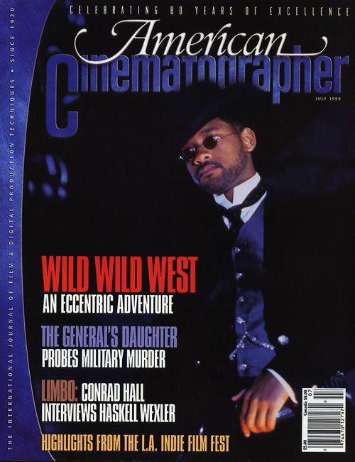 AMERICAN CINEMATOGRAPHER magazine side cover Issue 960 July 1999
