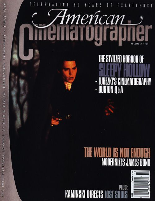 AMERICAN CINEMATOGRAPHER magazine side cover Issue 965 December 1999