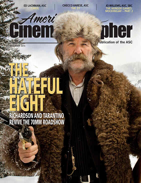 AMERICAN CINEMATOGRAPHER magazine side cover December 2015