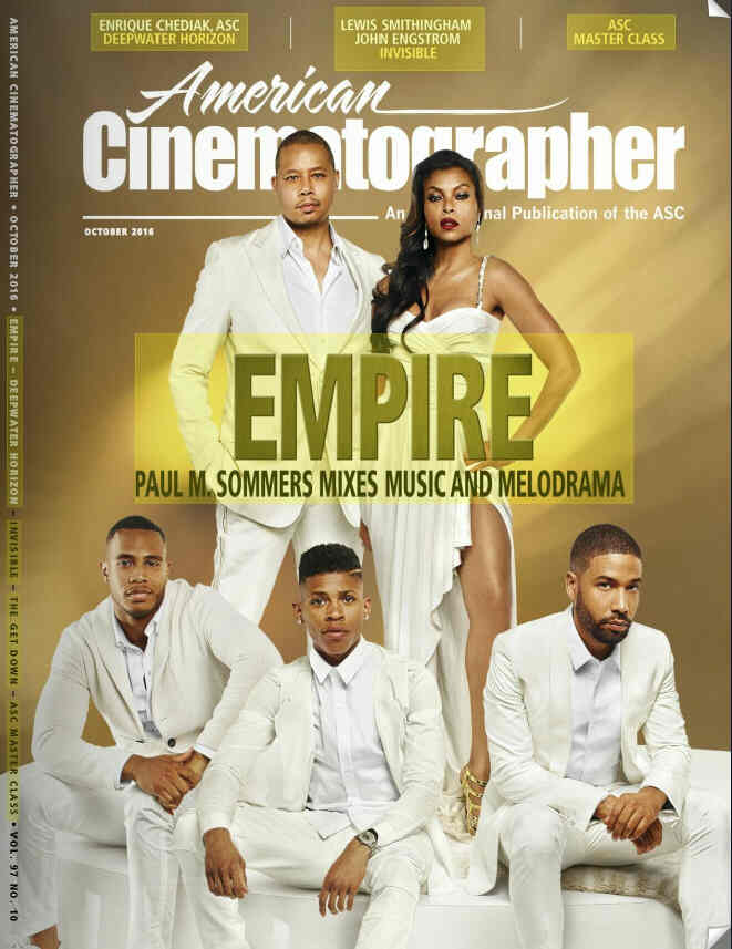 AMERICAN CINEMATOGRAPHER magazine side cover October 2016