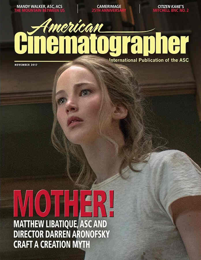 AMERICAN CINEMATOGRAPHER magazine side cover  November 2017