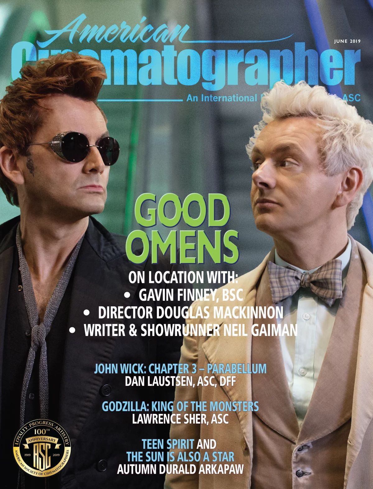 AMERICAN CINEMATOGRAPHER magazine side cover  June 2019