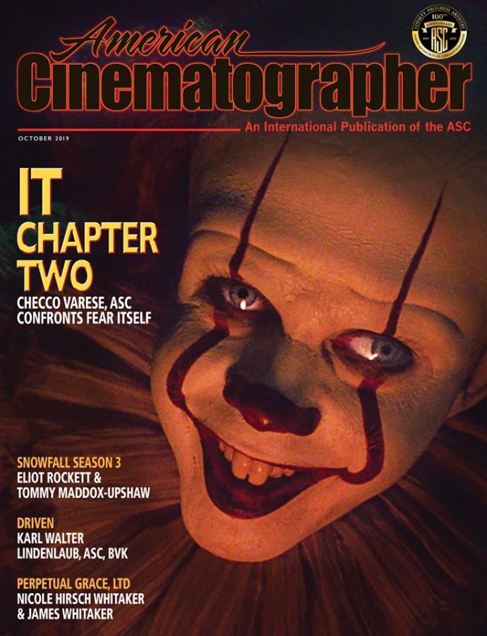 AMERICAN CINEMATOGRAPHER magazine side cover  October 2019