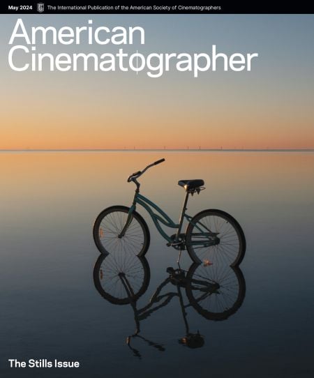 AMERICAN CINEMATOGRAPHER magazine side cover  May 2024