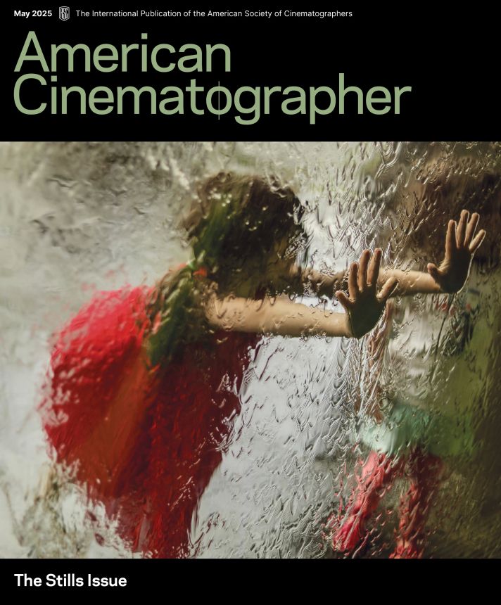 AMERICAN CINEMATOGRAPHER magazine side cover  May 2025