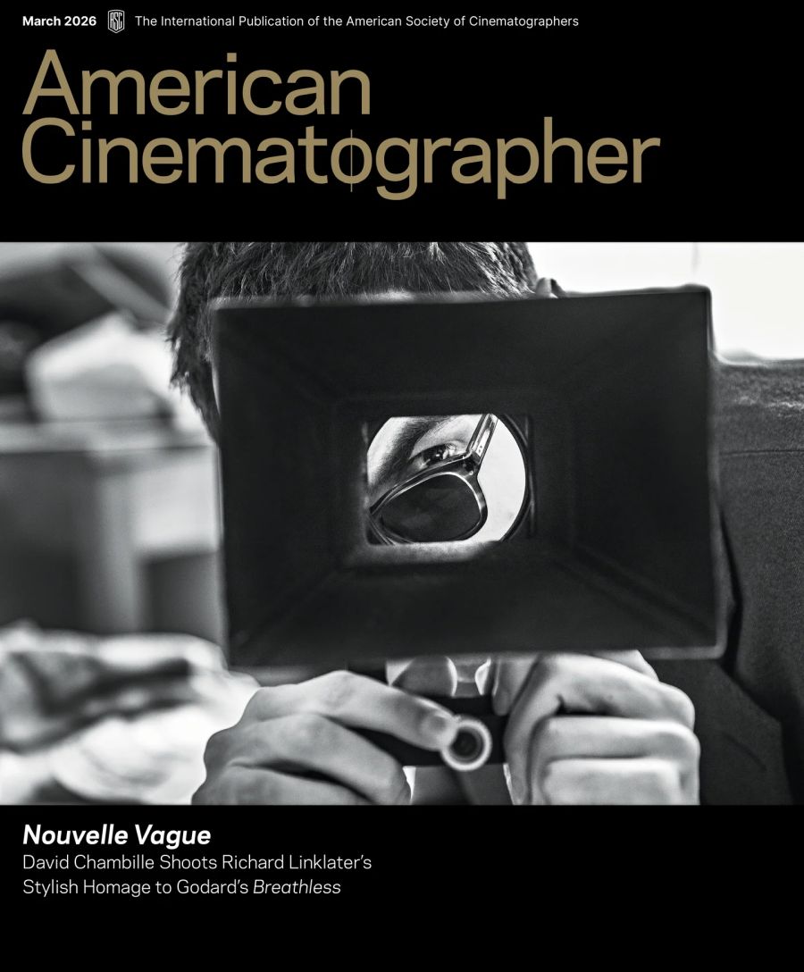AMERICAN CINEMATOGRAPHER magazine side cover  March 2026