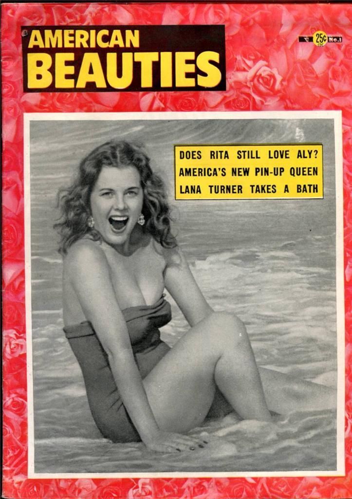 AMERICAN BEAUTIES magazine side cover Issue 1 November 1952