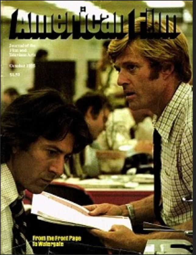 AMERICAN FILM magazine side cover Issue 1 October 1975
