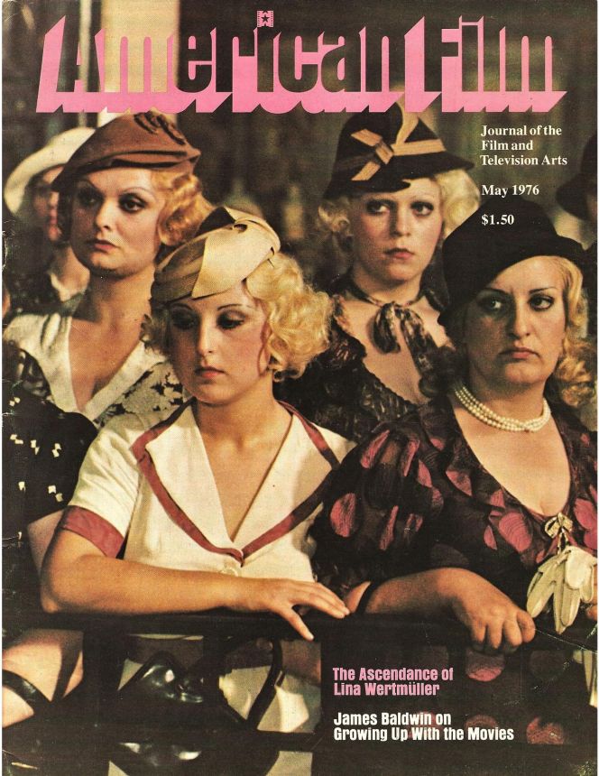 AMERICAN FILM magazine side cover Issue 7 May 1976