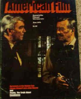 AMERICAN FILM magazine side cover Issue 8 June 1976