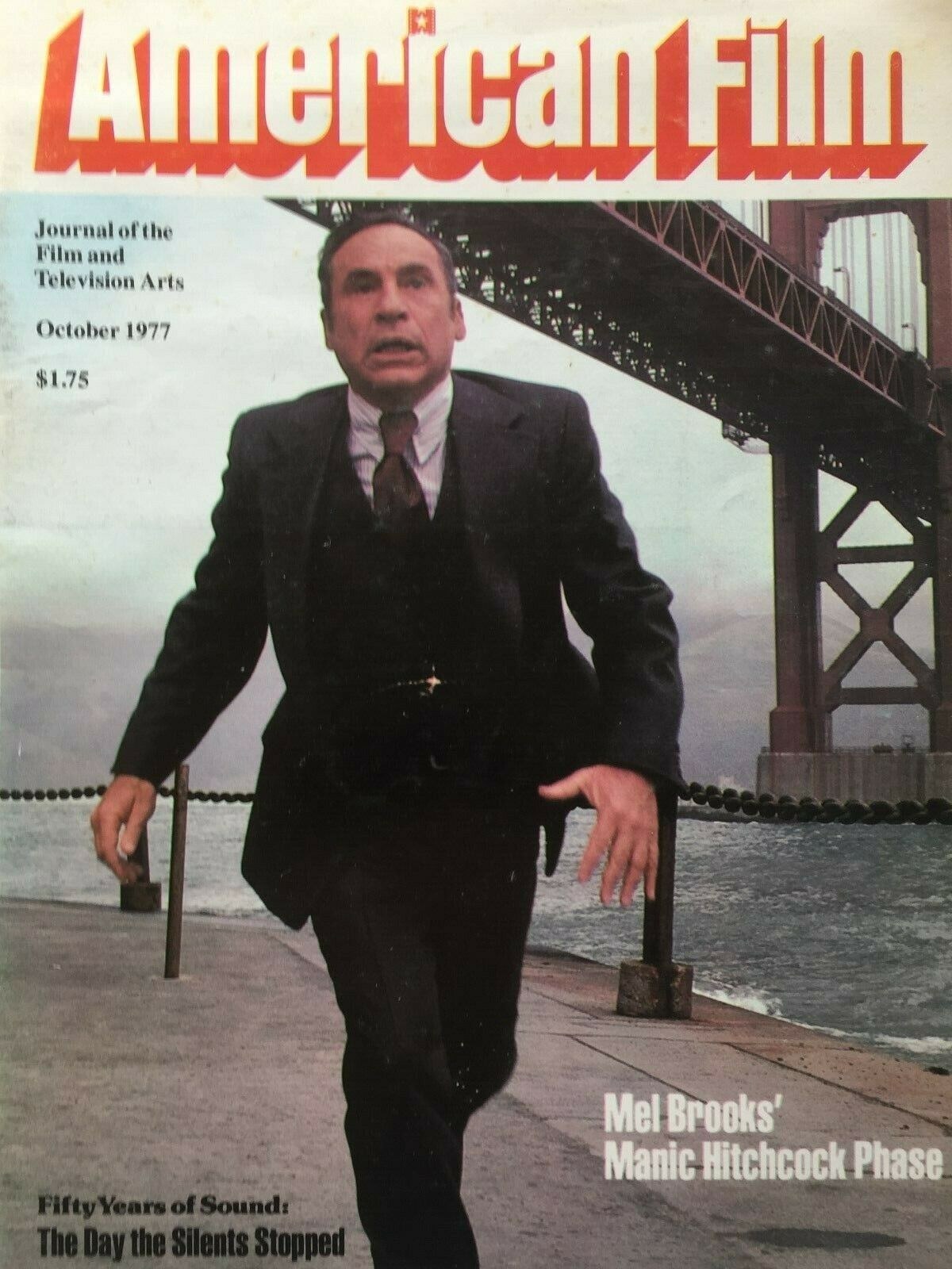AMERICAN FILM magazine side cover Issue 21 October 1977