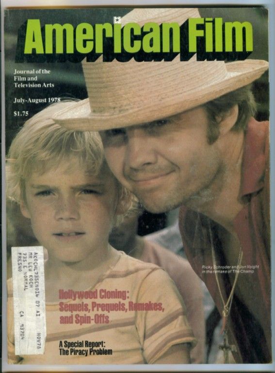 AMERICAN FILM magazine side cover Issue 29 July/August 1978