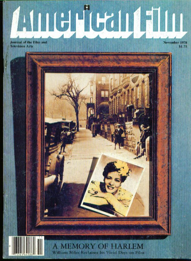 AMERICAN FILM magazine side cover Issue 32 November 1978