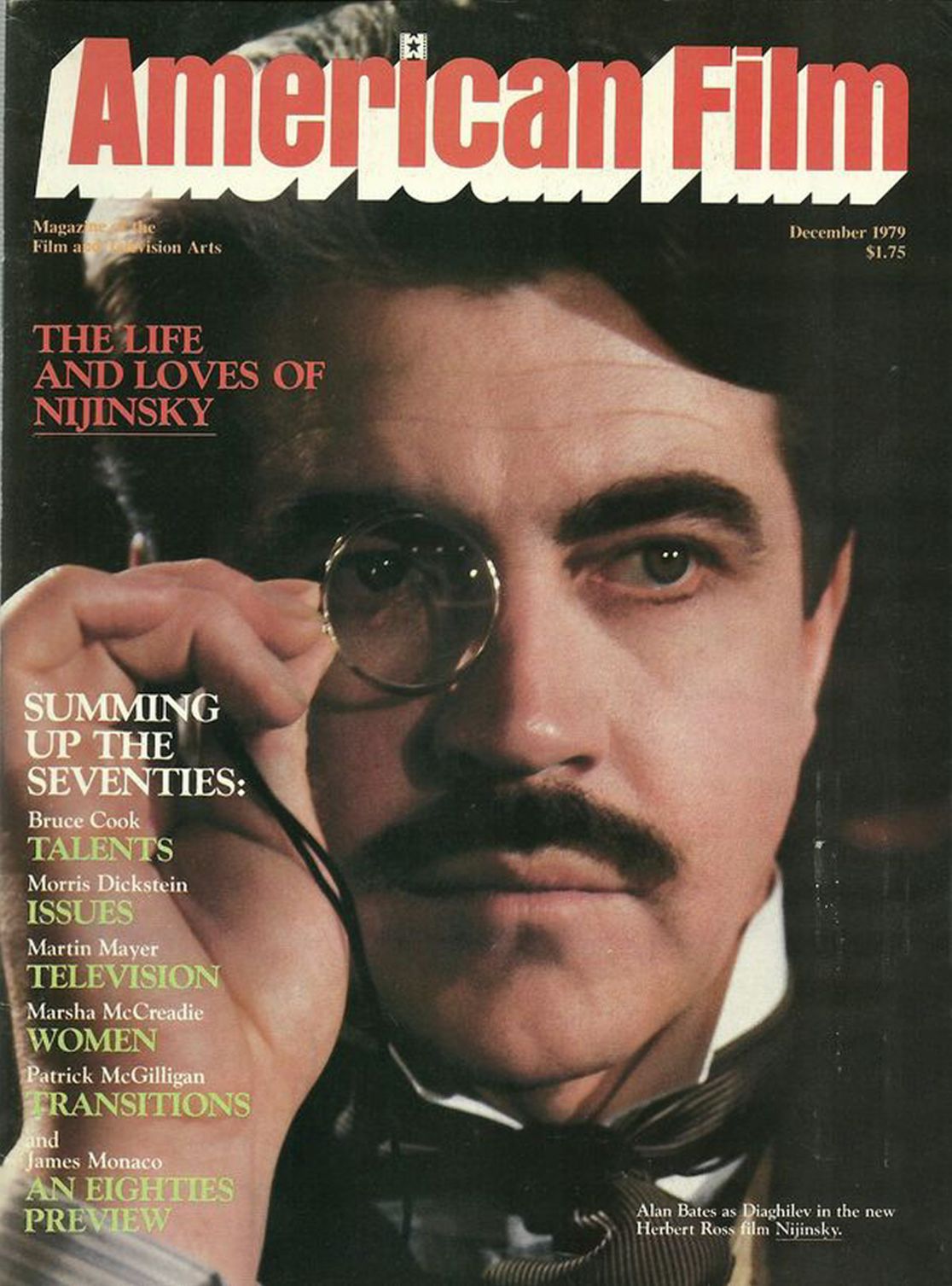 AMERICAN FILM magazine side cover Issue 43 December 1979